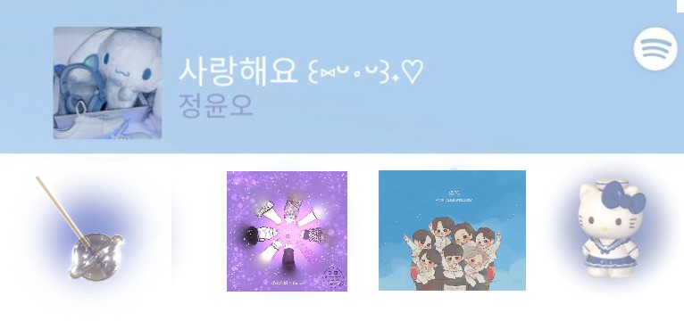 blue pastel spotify Copy BTS 