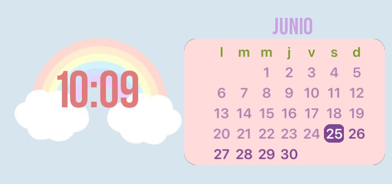 calendar pastel