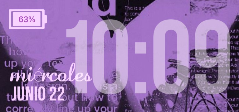 clock widget