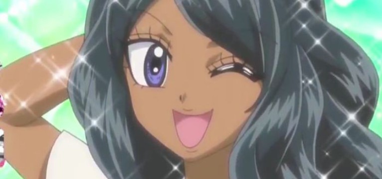 gyaru with black hair