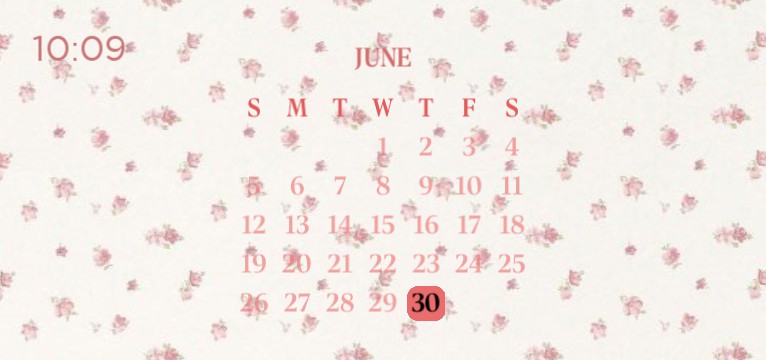 red calender with time
