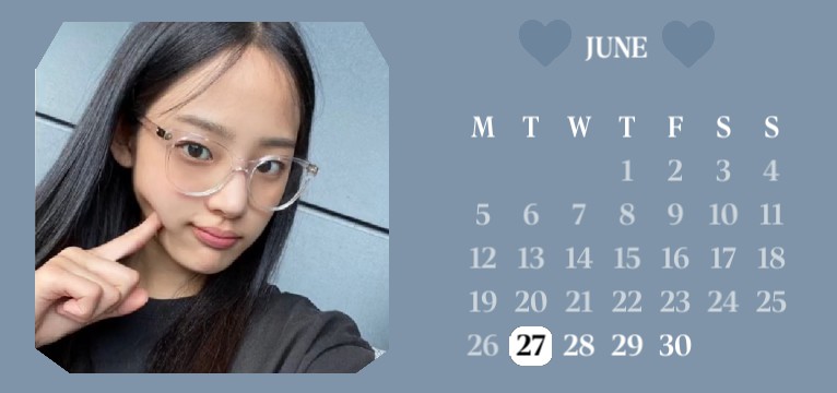 Newjeans minji calendar