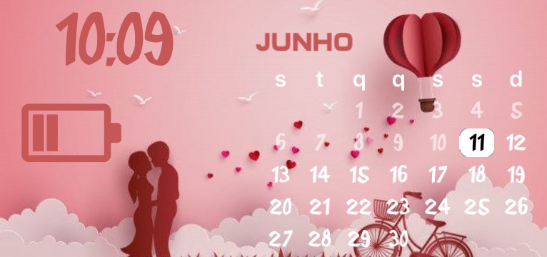 widget de calendrio dia dos namorados
