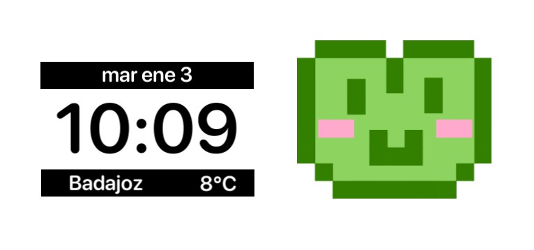 reloj pixel missplan