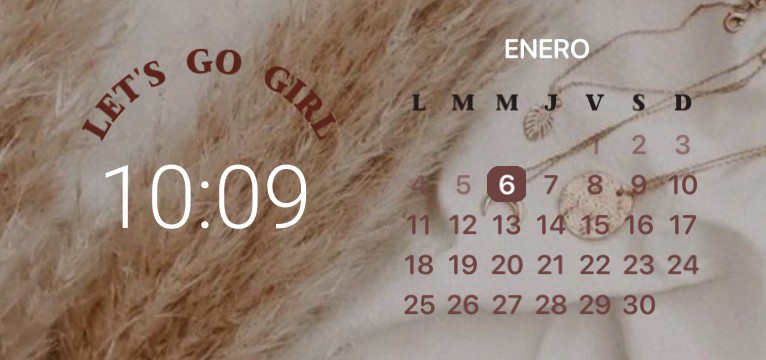 aestethic calendar
