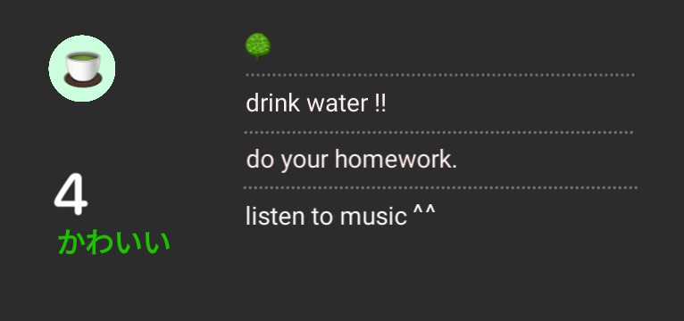 Reminders 