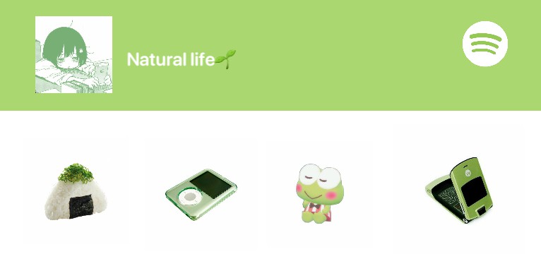 Spotify aesthetic green