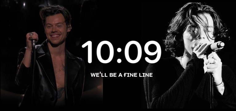 clock inspired by harry styles