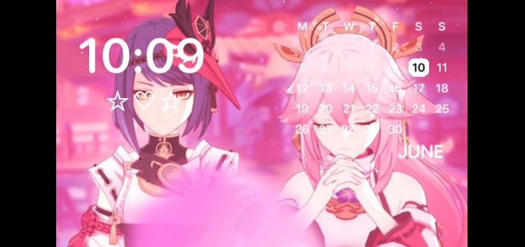 Yae Miko and Kujou Sara