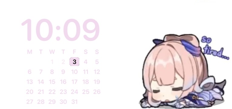 Kokomi calender 