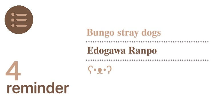 Reminder ranpo Copy