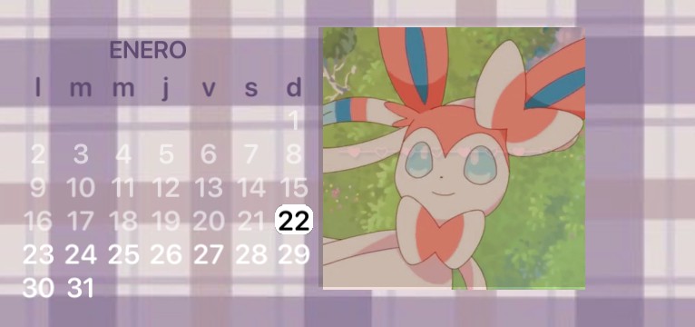 Sylveon Calendar 