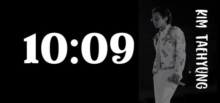 kim taehyung bts time 