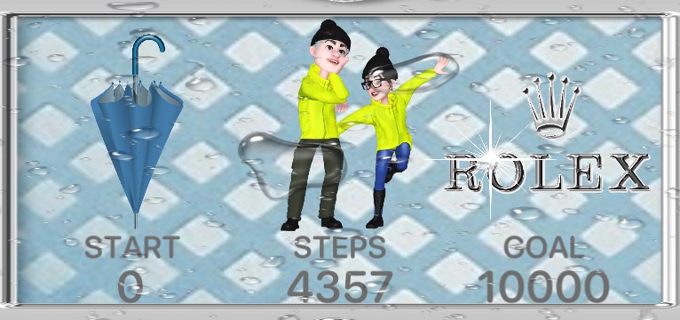 Step Rolex Emoji Rain 