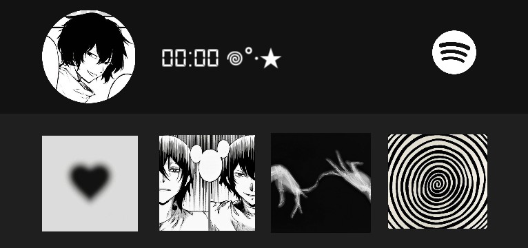spotify dazai fyodor black and white fyozai omaga