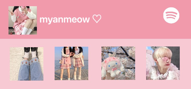 My Spotify pink playlist