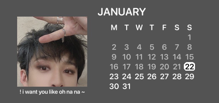bang chan calendar