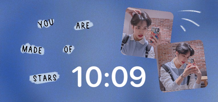 blue widget