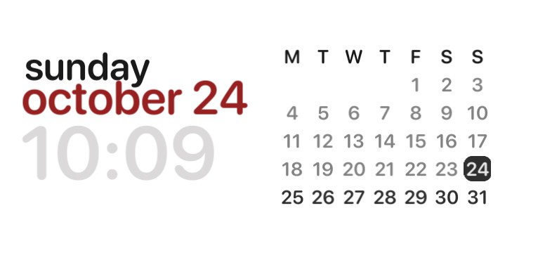 hu tao theme ; date, hour and calendar