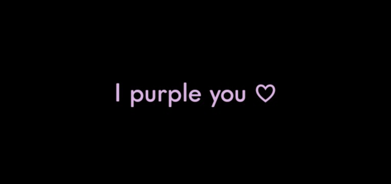 I purple you  