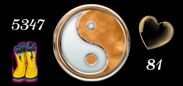 Herzschlag Schritte  Yin Yang  