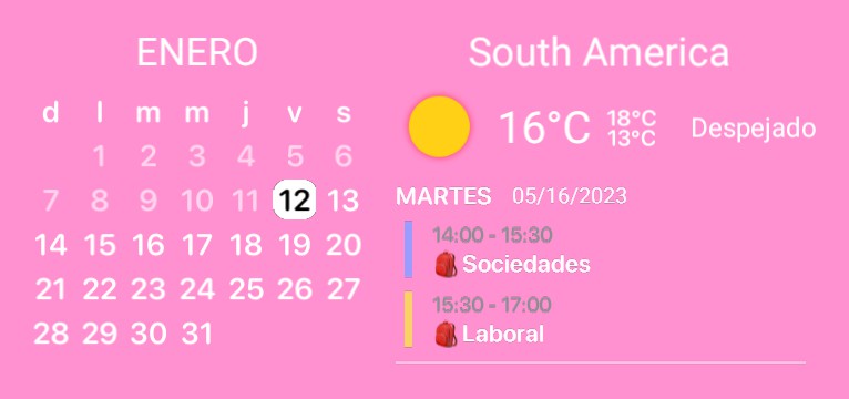 Calendar/Schedule/Weather Copy
