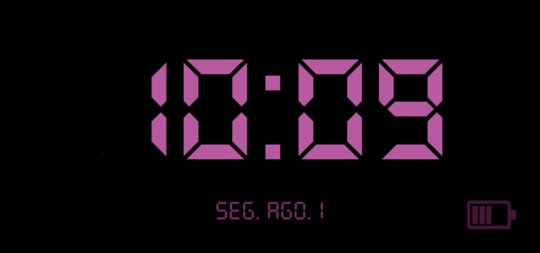 pink and black widget