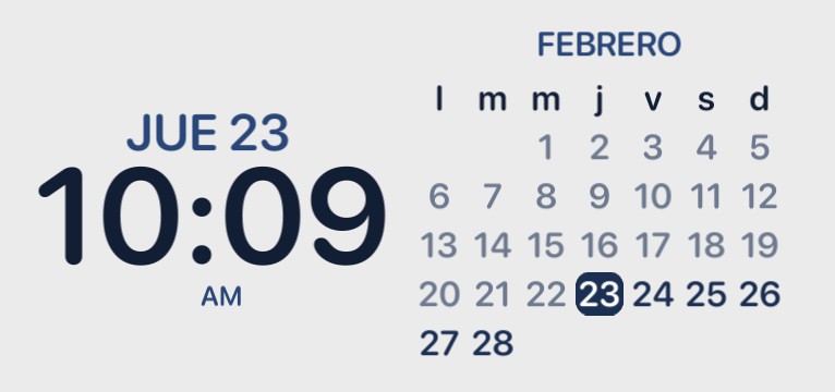 calendar blue