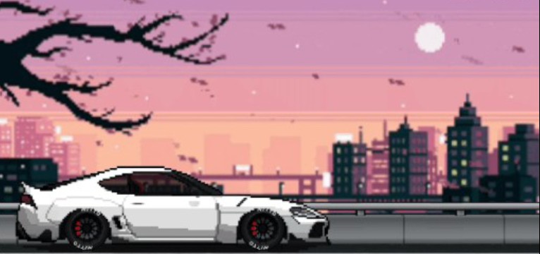Pixel car
