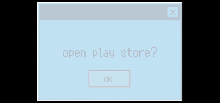 Open play store blue