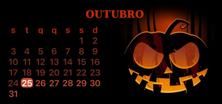 Calendario Halloween 