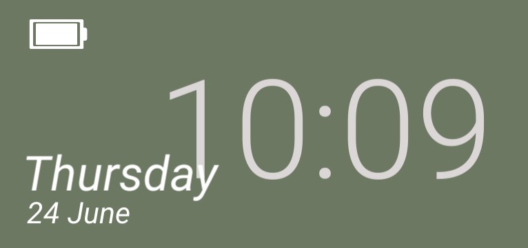 green time widget