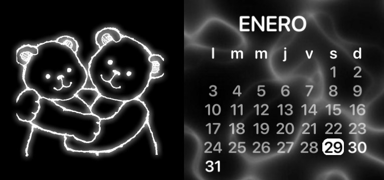 dark calendar