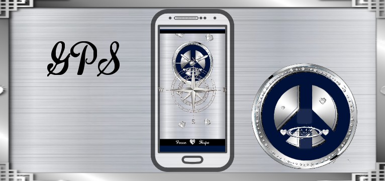 GPS Diamond Peace dunkelblau 