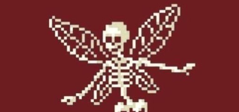 skeleton angel red