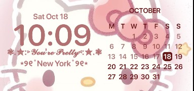 hellokitty clock