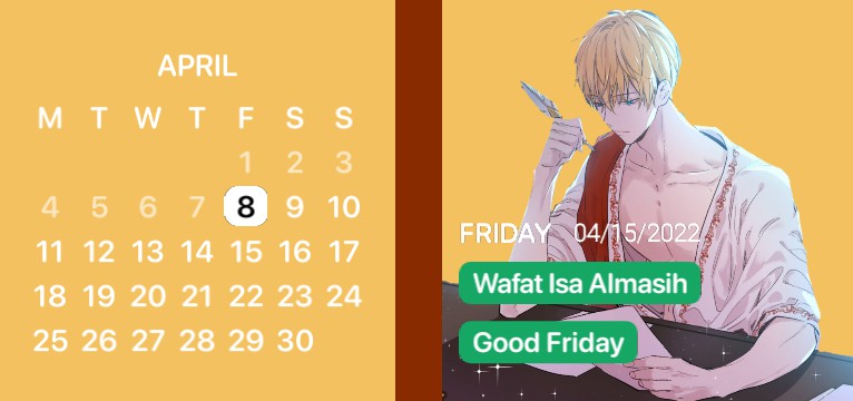 Claude Calendar by arzchlevrld