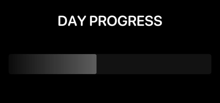 Bar Day Progress 