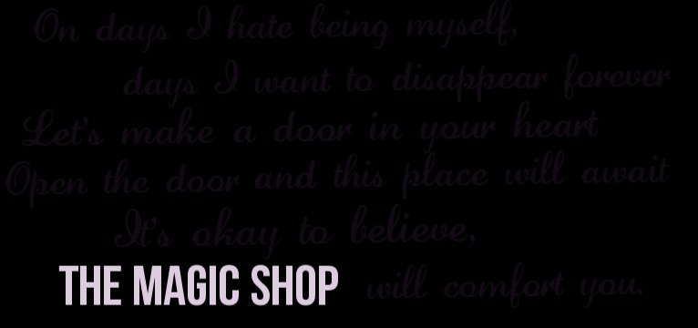 Magic Shop lyrics 