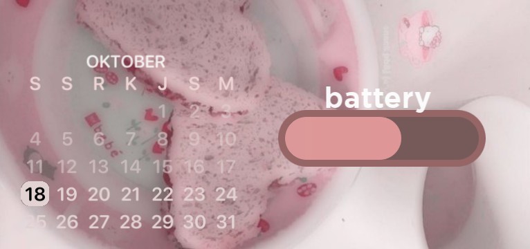 cute soft pastel calender