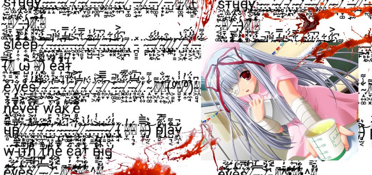 blood pink cutecore cutegore