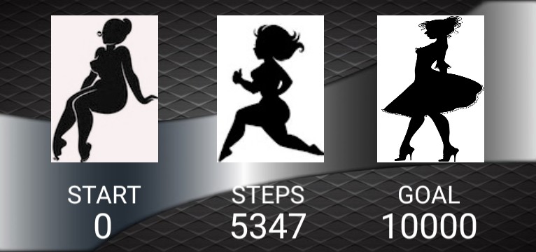 Step counter  Serie Elegant