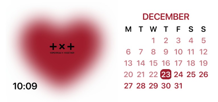 TXT black and red