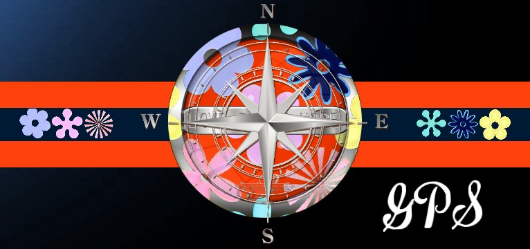 GPS Love Peace Hope Orange 