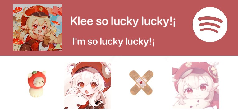 Klee so lucky lucky
