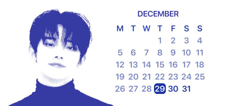 blue calendar yeonjun 