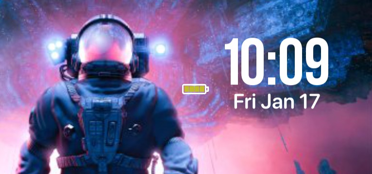 Astronaut widget 0.1