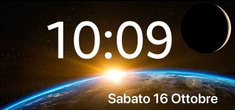 Sunrise from the space