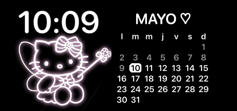 neon hello kitty calendar Copy