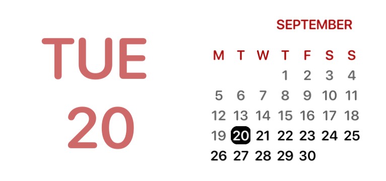 calendar widget 